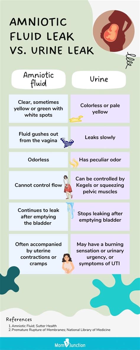 slow leak of amniotic fluid|Leaking amniotic fluid (premature rupture of membranes)